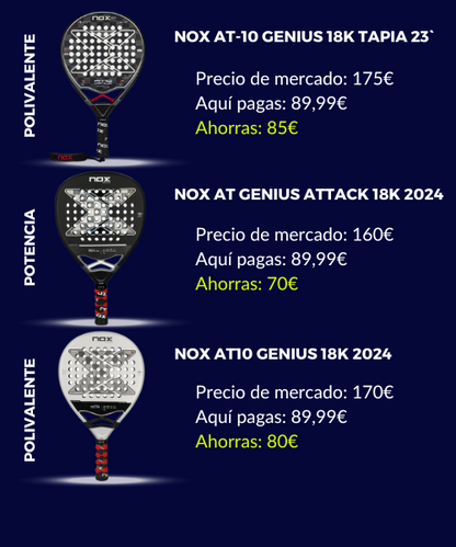 Pala de pádel – Últimas unidades en promoción