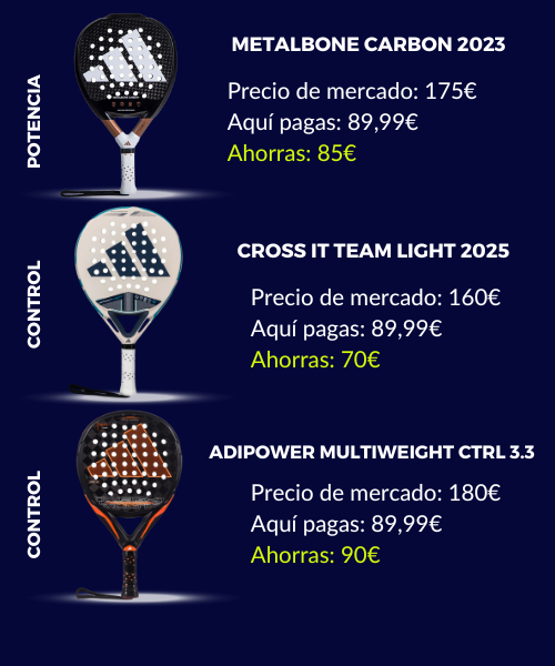 Pala de pádel – Últimas unidades en promoción
